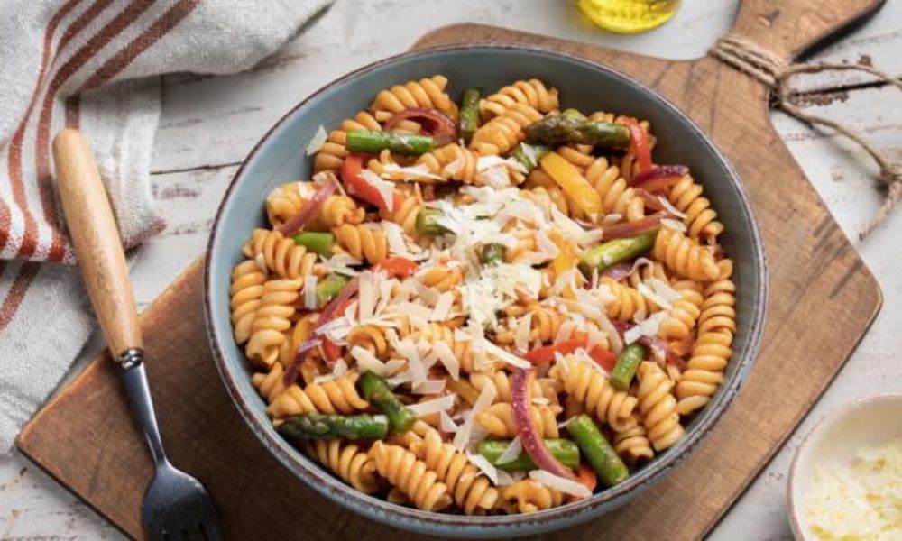 Receta de pasta vegetariana