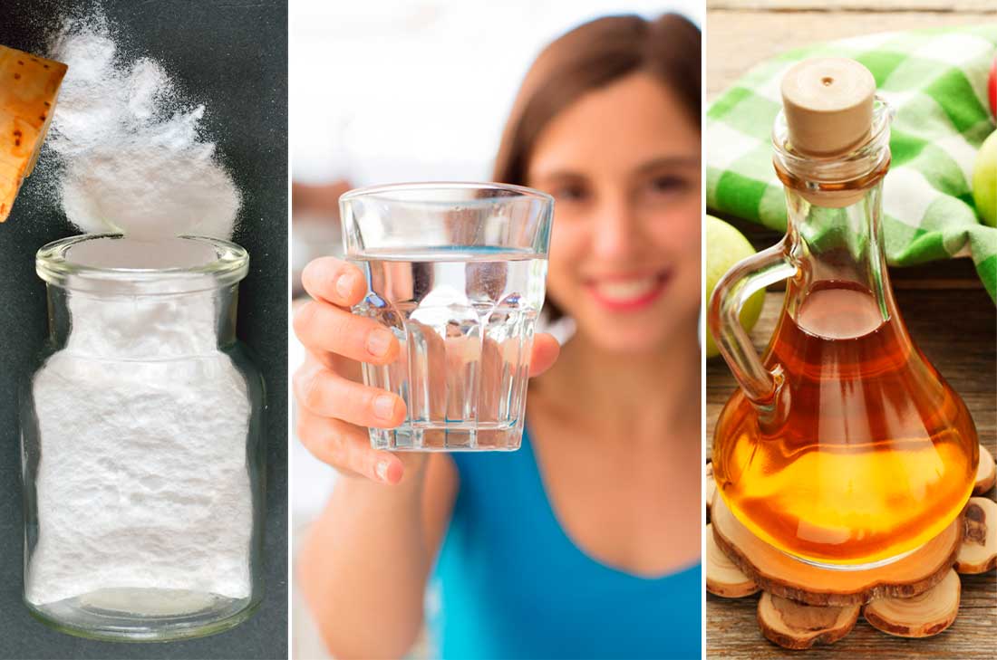 Beneficios de tomar agua con bicarbonato y vinagre de manzana