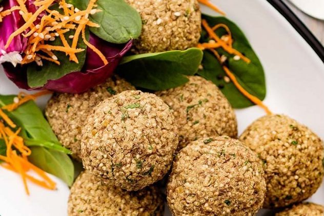 Albóndigas de lentejas y quinoa