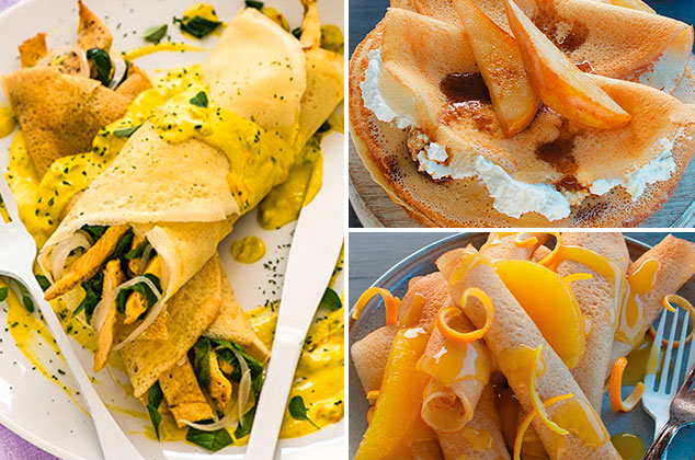 12 recetas de crepas para disfrutar en cualquier momento del día
