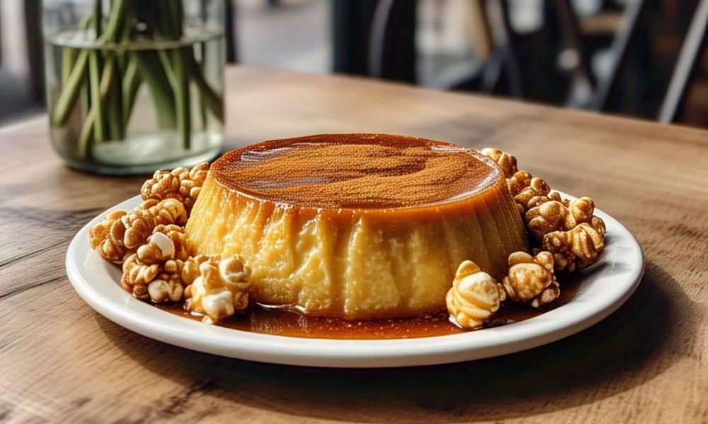 Receta de flan de elote