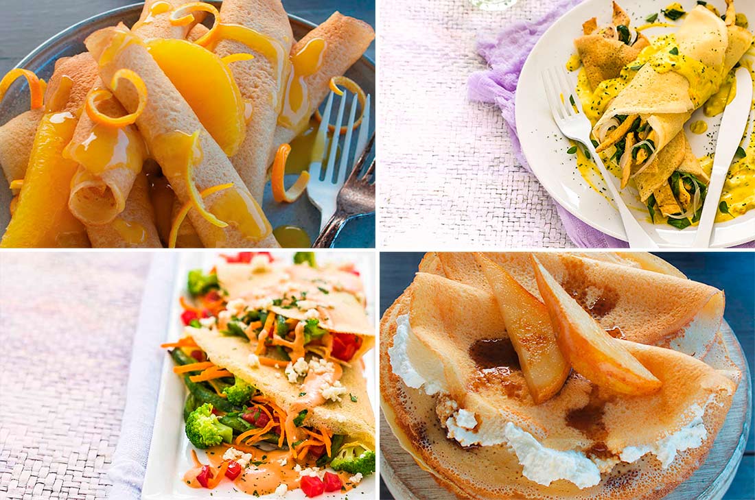 10 recetas de crepas para disfrutar en cualquier momento