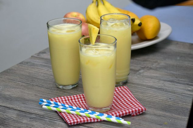 Agua de piña colada estilo la Michoacana