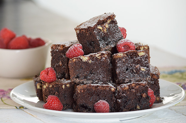 Brownies de chocolate caseros