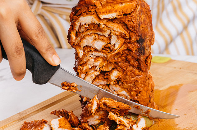 Cómo hacer Mini trompo de Carne para tacos al pastor en casa | Receta Paso a paso