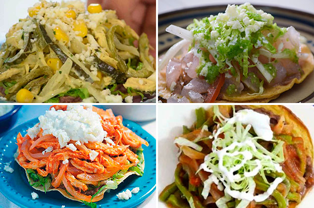 4 básicas recetas de Guisados para tostadas mexicanas