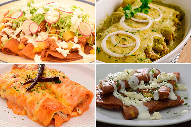 4 recetas de Enchiladas mexicanas para la comida