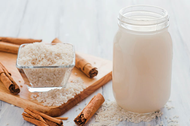 Agua de horchata de arroz