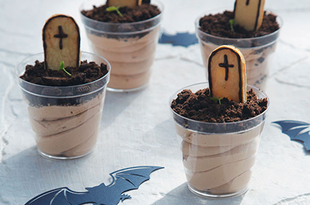 Cementerios de chocolate para Halloween