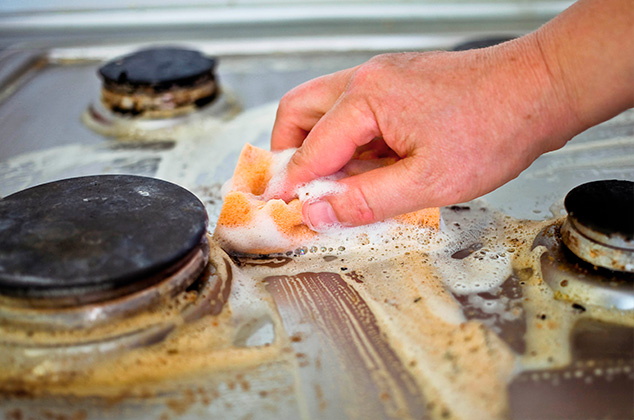 Como desembozar los fogones de la cocina 