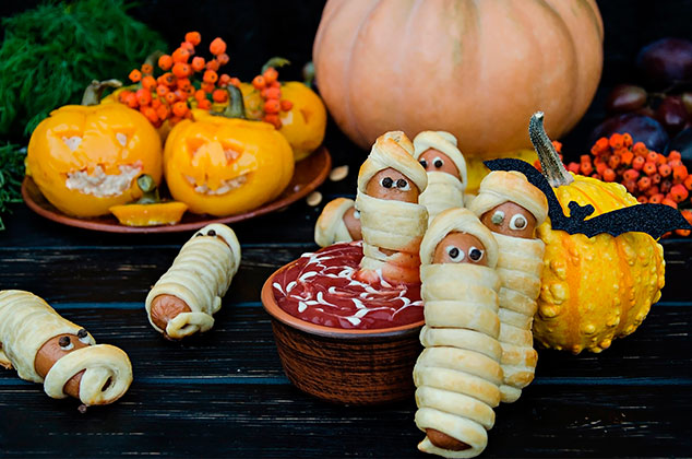 Ideas de platillos escalofriantes para una fiesta de Halloween