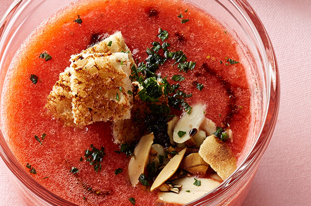 Receta de Sopa de fresa fría