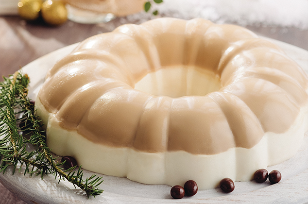 receta de gelatina de café y queso - Recetas de navidad