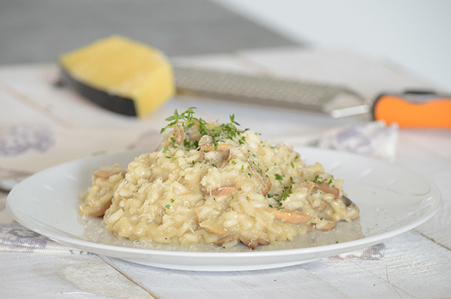 Risotto de champiñones