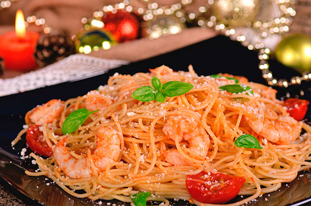 8 recetas de espaguetis para la cena de Navidad