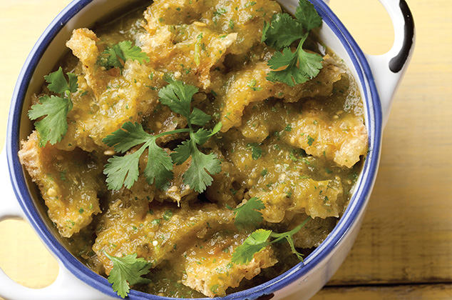 Chicharrón en salsa verde