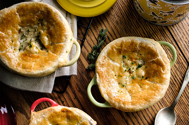 Receta de pot pie vegetariano - Recetas con vegetales