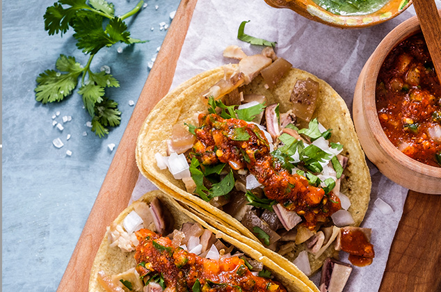 Tacos de carnitas