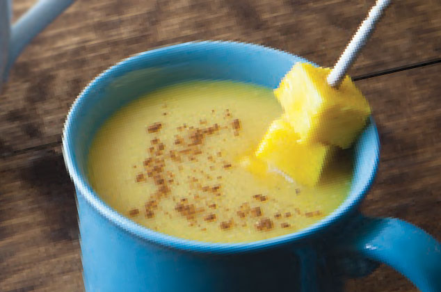 Receta de Atole de mango con agua casero