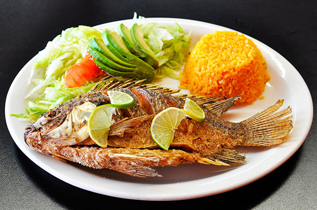 Receta de Mojarra frita al mojo de ajo