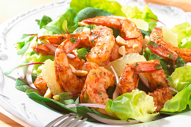 Receta de ensalada de camarones - recetas con camarón