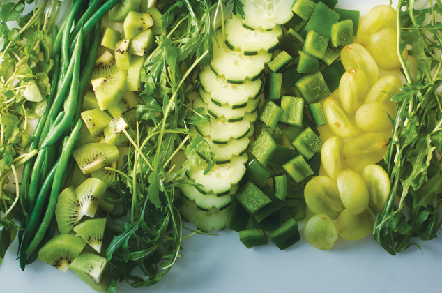 Ensalada verde con 8 ingredientes - Recetas de ensaladas