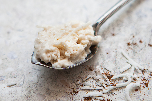 Mousse de coco y canela