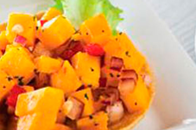 Pico de gallo con mango