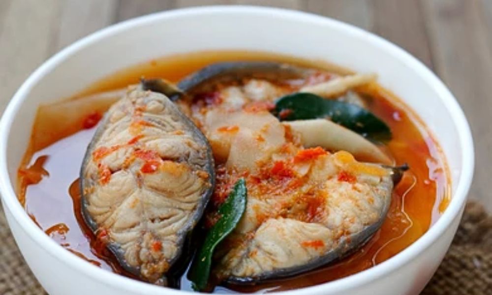 Receta de caldo de pescado bagre