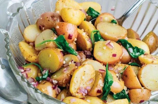 Ensalada de papas cambray y ejotes, ¡en 4 sencillos pasos!