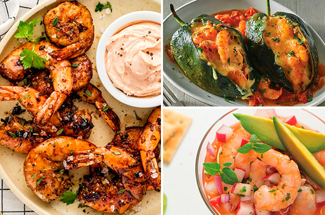 17 deliciosas recetas con camarones que te encantarán