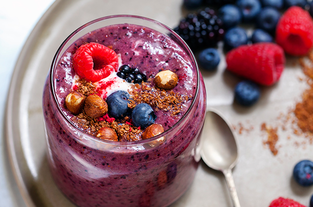 Smoothie de moras