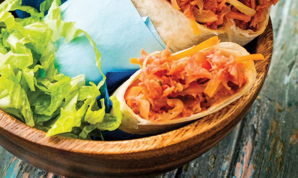 Receta de burritos de marlín ahumado