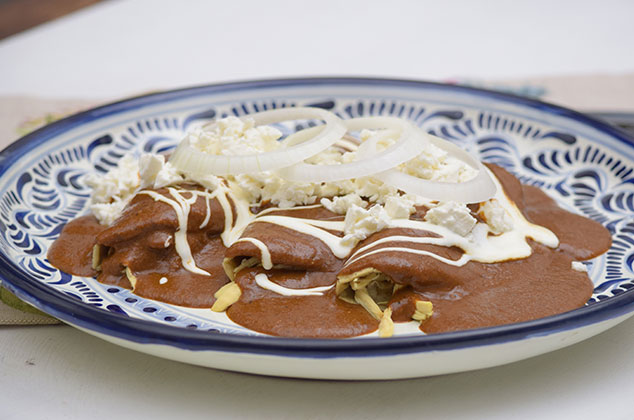 Receta de Enmoladas de pollo | Cocina Mexicana