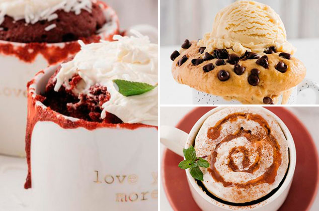 8 recetas de mug cakes para preparar en microondas