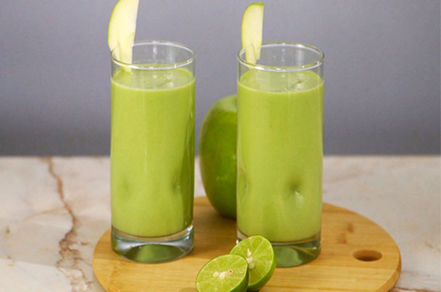 Smoothies: verde y naranja