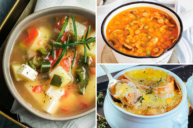 13 fáciles recetas de sopas calientitas para combatir el frío