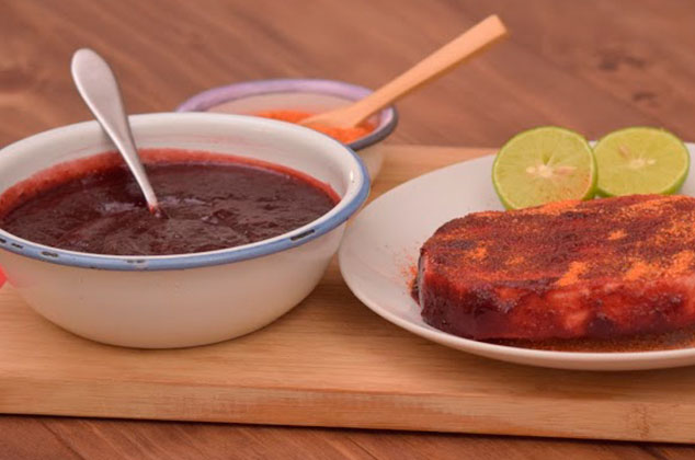 Salsa de chamoy casera