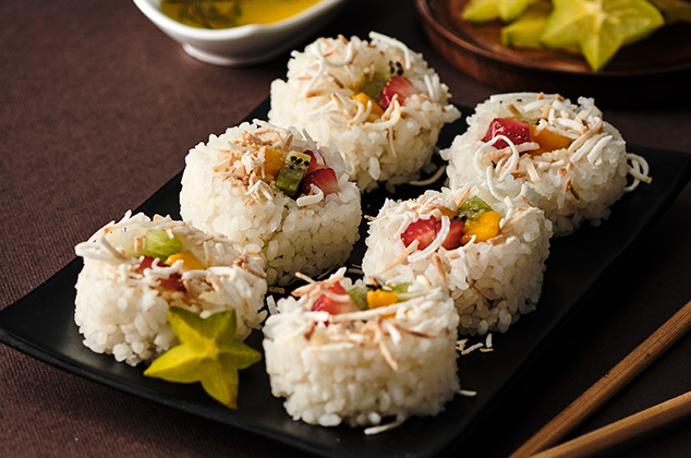 Receta de sushi dulce