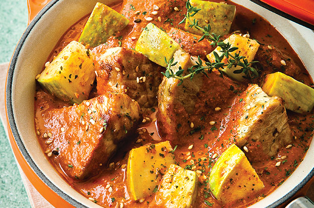 Receta de Carne de cerdo en pipián rojo