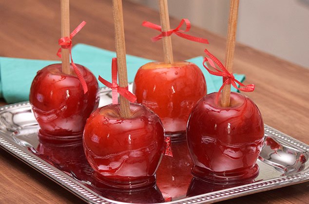 Manzanas con caramelo caseras