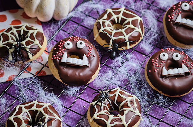 Recetas de Donas monstruosas decoradas para Halloween