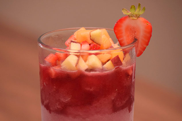 Receta de Frappé de clericot con vino tinto