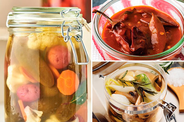 8 recetas de conservas saladas, salsas y escabeches caseros