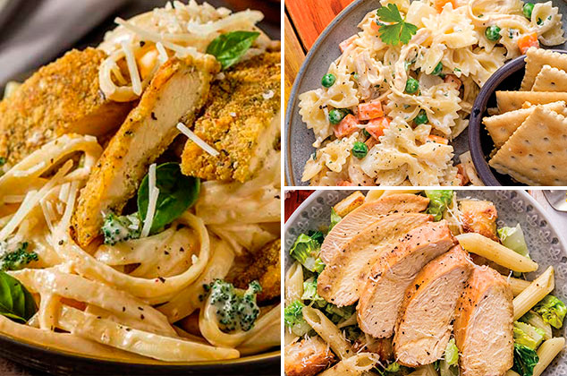 9 recetas de pasta con pollo para la comida de la semana