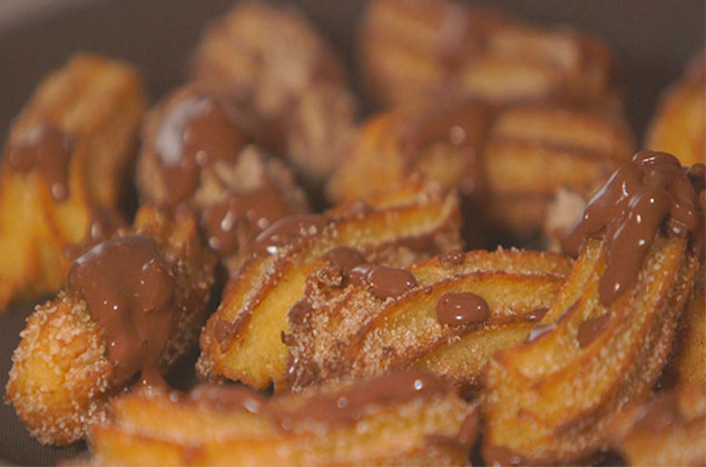 Churros con chocolate