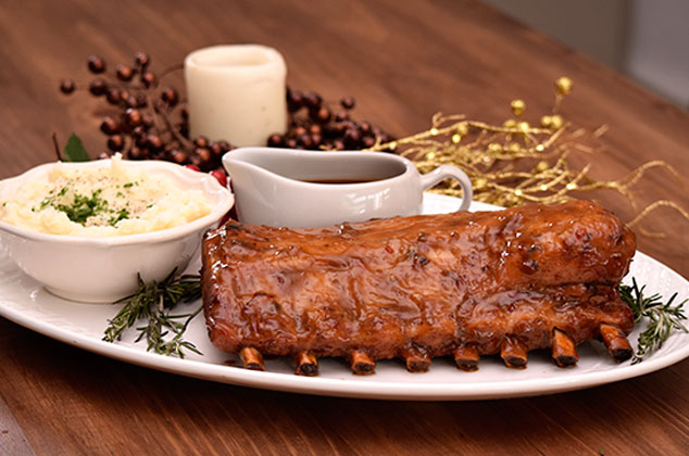 Costillas al horno con chile morita