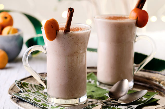 Atole de ponche de frutas