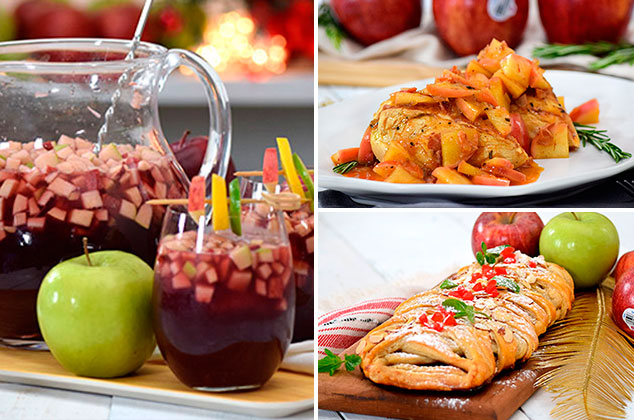 4 recetas para un Menú navideño con manzanas