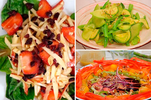 6 recetas de ensaladas que llenarán de color tu día